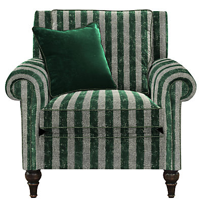 Duresta Kingsley Armchair Scirocco Stripe Emerald